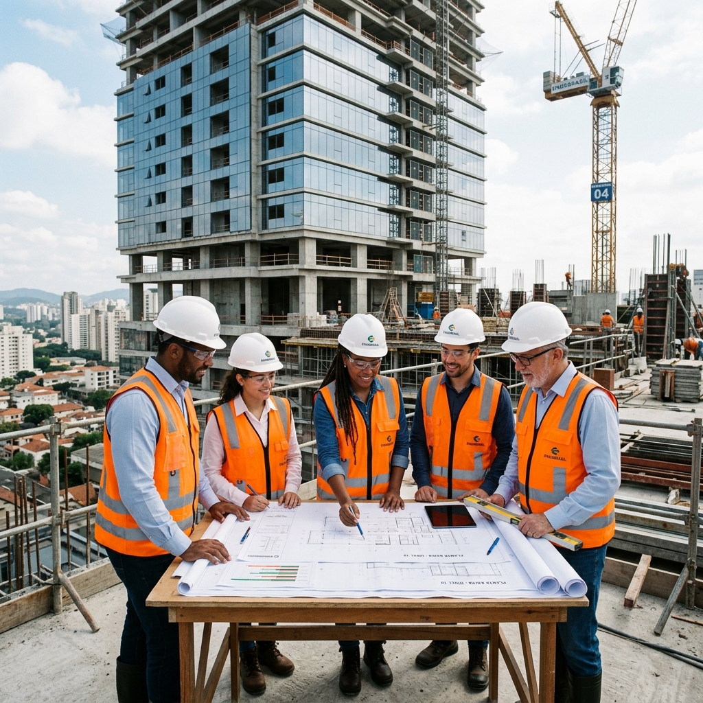 Equipe técnica da GGS Construir e Reformar em São Paulo
